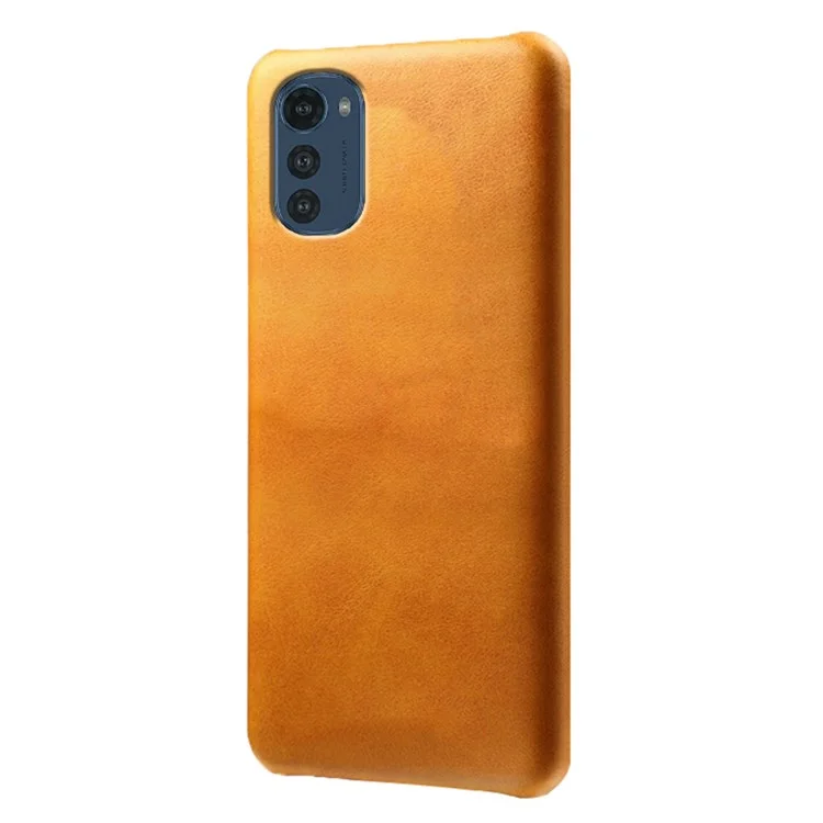 Pour Motorola Moto E32, Couverture de Téléphone Portable à Étalage - Orange
