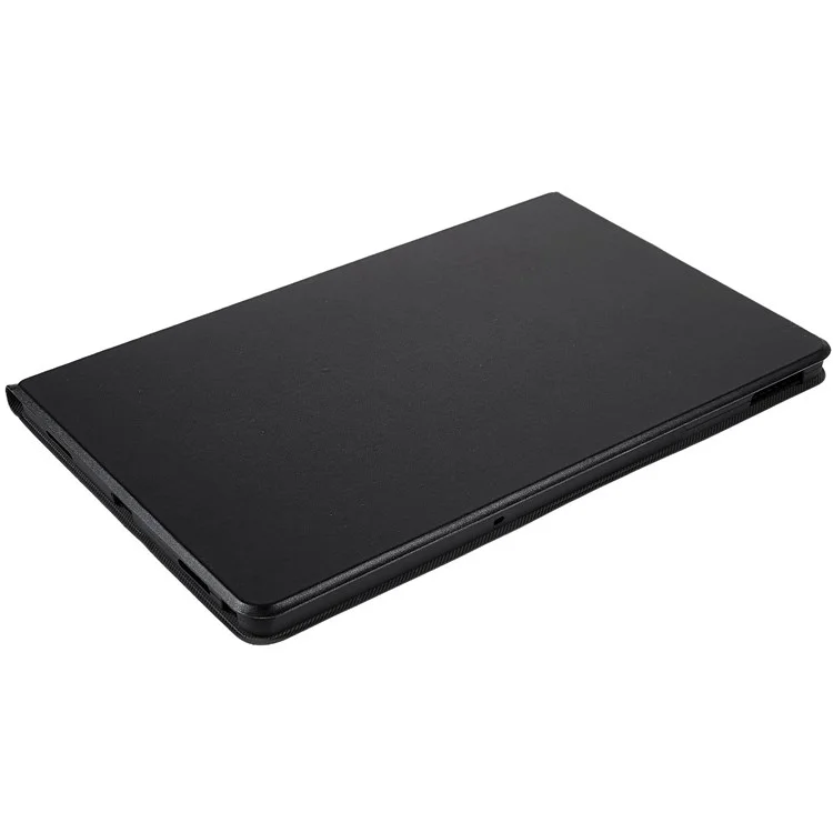 Étui de protection en cuir PU anti-choc pour Lenovo Tab M10 Plus (3e génération) / Xiaoxin Pad 2022 10.6 pouces, support réglable Couvercle de protection anti-rayures pour tablette - Noir