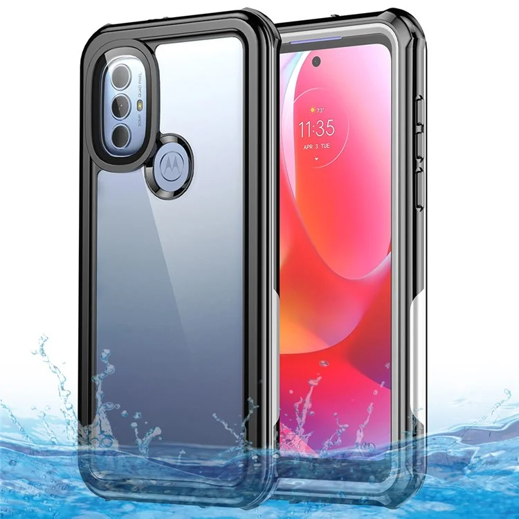 Per Motorola Moto G Power (2022) Custodia multifunzione IP68 Waterproof Phone Case Shockproof Full Protection Phone Cover
