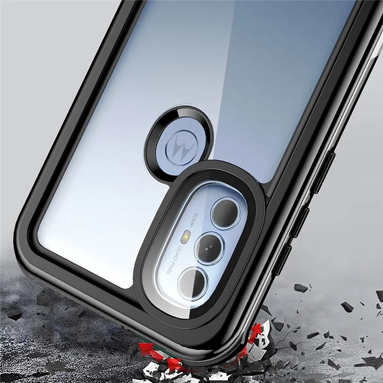 Per Motorola Moto G Power (2022) Custodia multifunzione IP68 Waterproof Phone Case Shockproof Full Protection Phone Cover