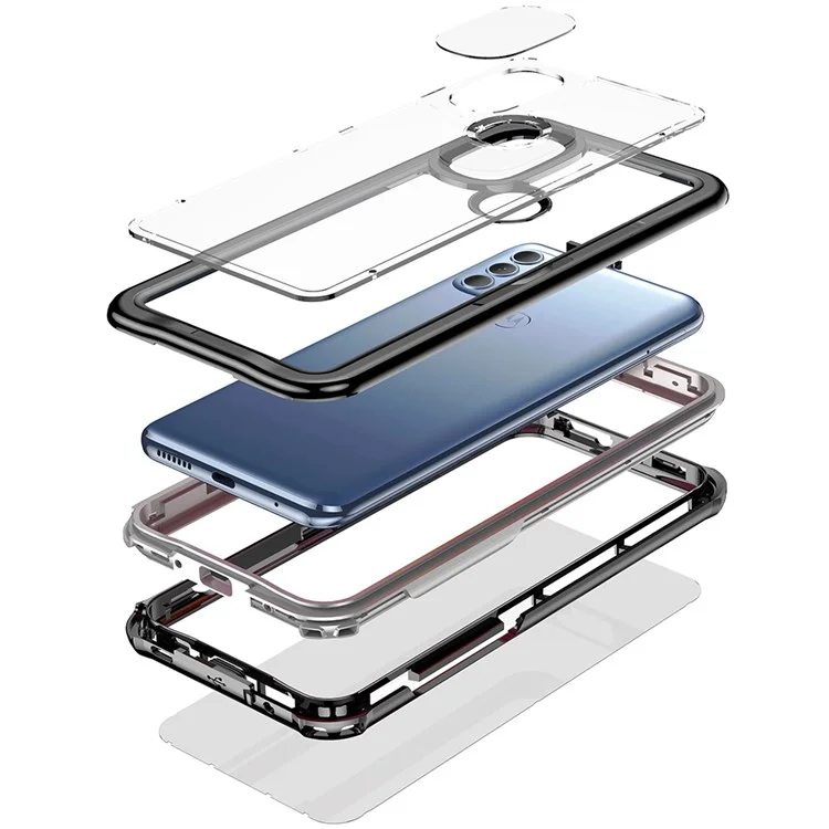 Per Motorola Moto G Power (2022) Custodia multifunzione IP68 Waterproof Phone Case Shockproof Full Protection Phone Cover