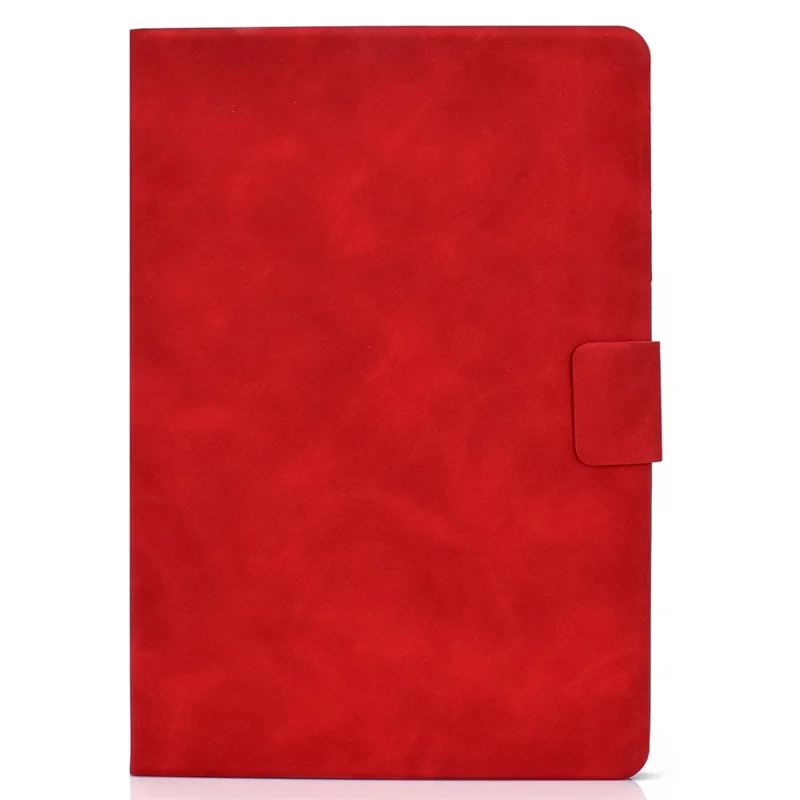 For Lenovo Tab M10 (Gen 3) TB-328F Split Leather Flip Stand Cover Auto Sleep/Wake Function Smart Tablet Case with Card Holders - Red
