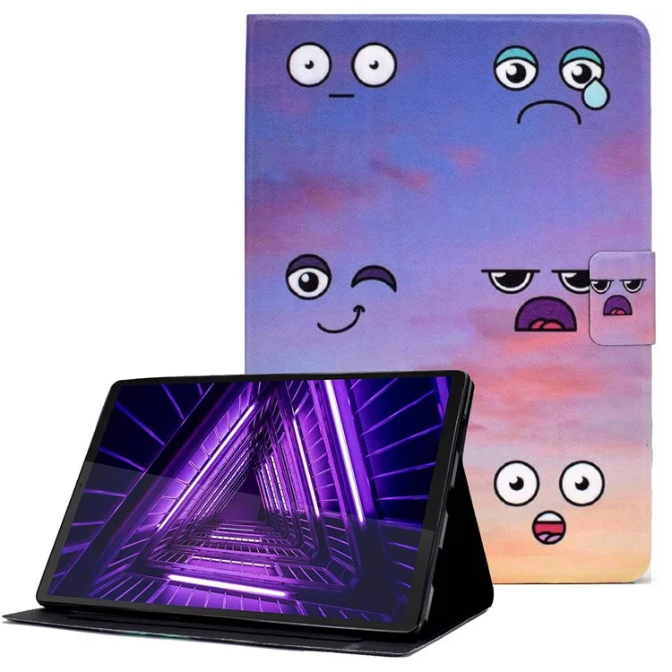 Custodia Protettiva Per Lenovo Tab M10 Plus (gen 3) Copertina in Pelle di Tablet da Stampa Modello Con Slot di Carta - Emozione