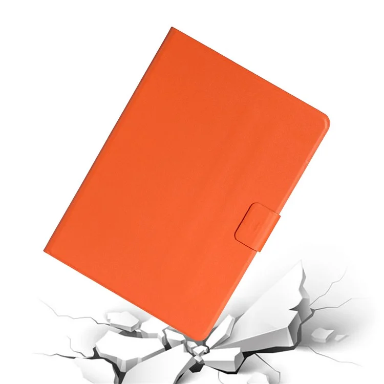 Étui de protection pour Lenovo Tab M10 Plus (3ème génération) / Xiaoxin Pad 2022 10,6 pouces Réveil/Veille automatique Étui de tablette résistant aux rayures Housse en cuir avec support / Fentes pour cartes - Orange