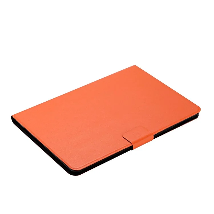 Étui de protection pour Lenovo Tab M10 Plus (3ème génération) / Xiaoxin Pad 2022 10,6 pouces Réveil/Veille automatique Étui de tablette résistant aux rayures Housse en cuir avec support / Fentes pour cartes - Orange