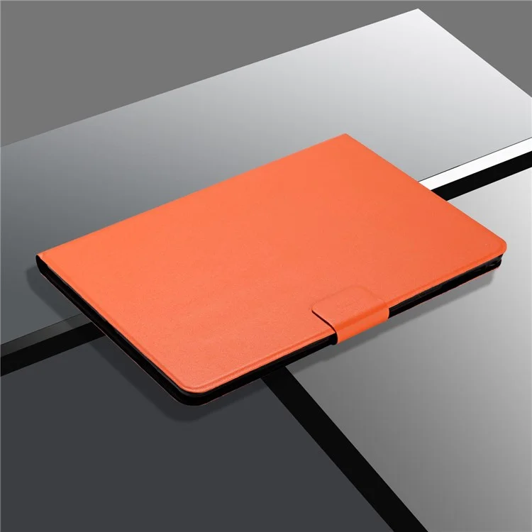 Étui de protection pour Lenovo Tab M10 Plus (3ème génération) / Xiaoxin Pad 2022 10,6 pouces Réveil/Veille automatique Étui de tablette résistant aux rayures Housse en cuir avec support / Fentes pour cartes - Orange