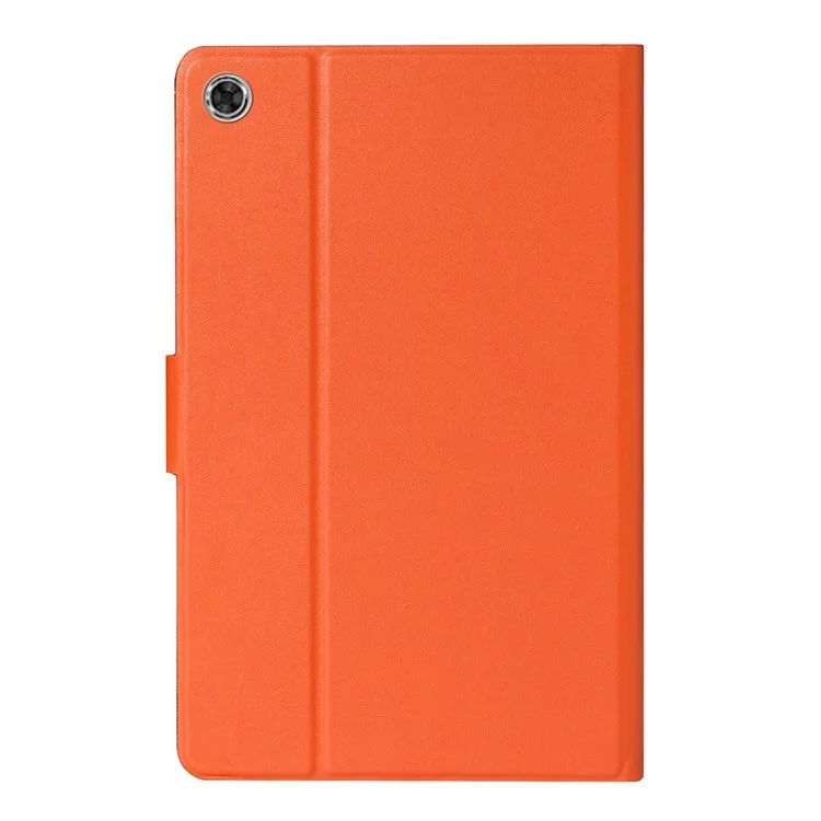 Étui de protection pour Lenovo Tab M10 Plus (3ème génération) / Xiaoxin Pad 2022 10,6 pouces Réveil/Veille automatique Étui de tablette résistant aux rayures Housse en cuir avec support / Fentes pour cartes - Orange