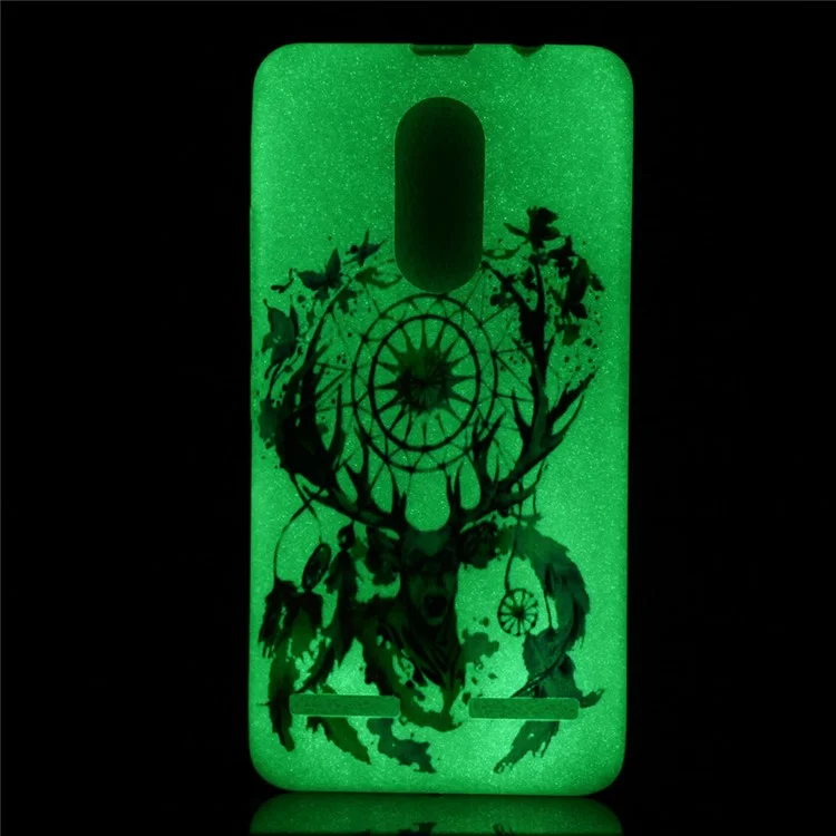Luminous Glow TPU Cell Phone Case for Lenovo K6 - Dreamcatcher and Butterflies