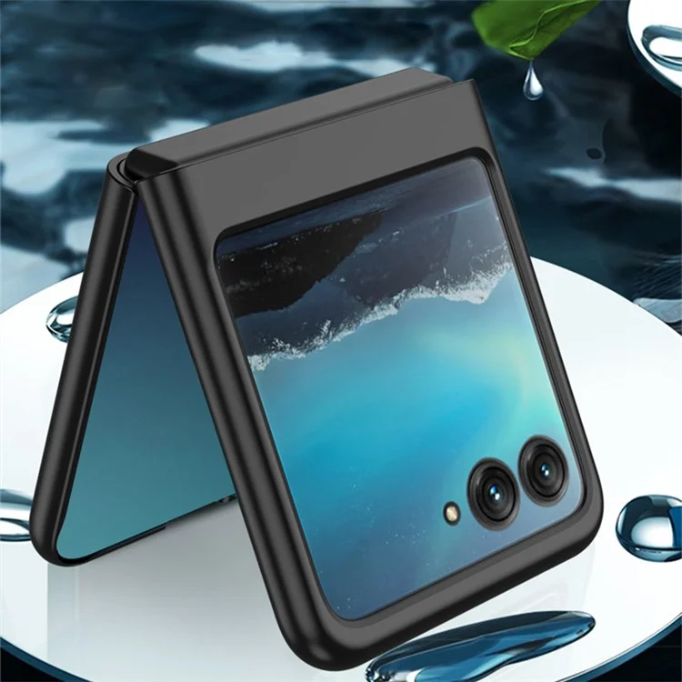 Für Motorola Razr 40 Ultra 5G Skin-Berührungs-PC-Handyhülle Ultradünner Schützender Telefondeckel - Blau