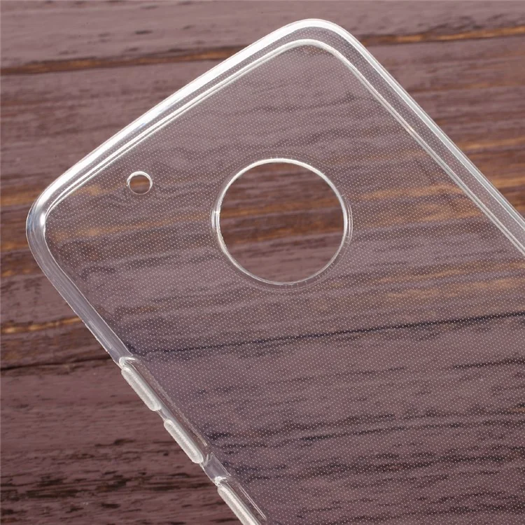 Glossy Clear TPU Mobile Phone Case for Motorola Moto G5 Plus 5.2 inch