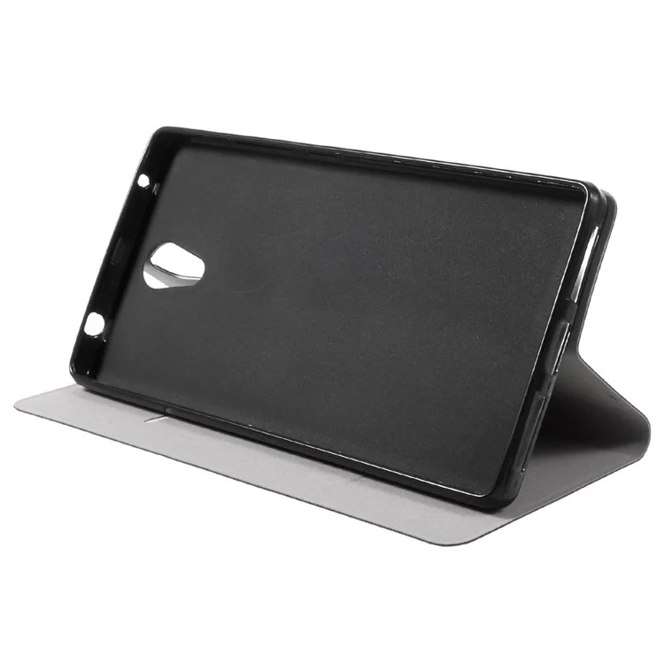 Crazy Horse Leather Mobile Phone Case for Lenovo Phab2 - Black