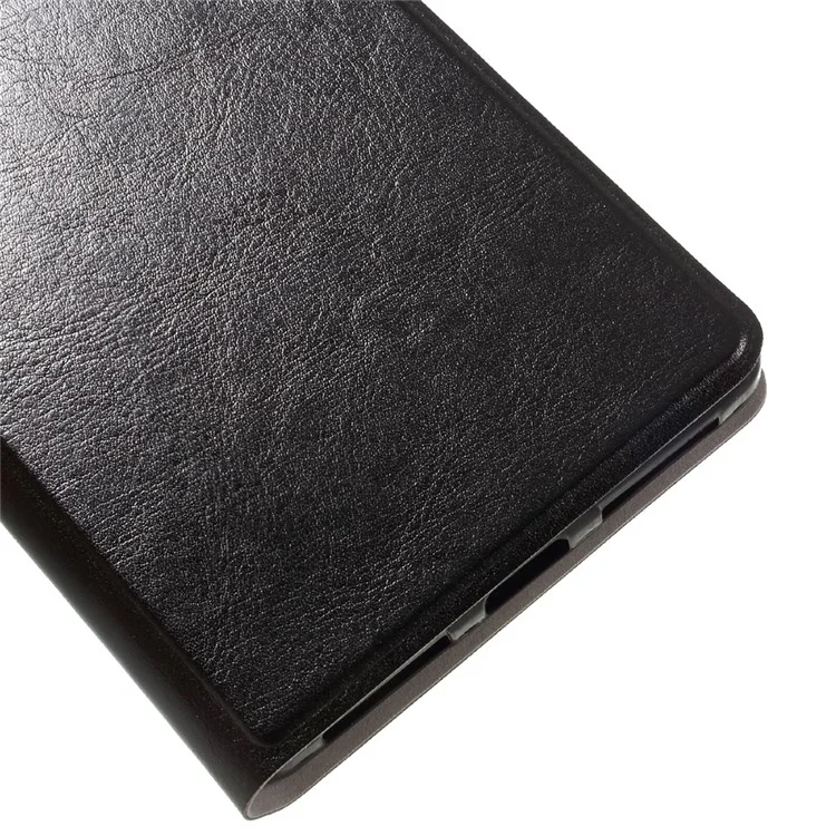 Crazy Horse Leather Mobile Phone Case for Lenovo Phab2 - Black