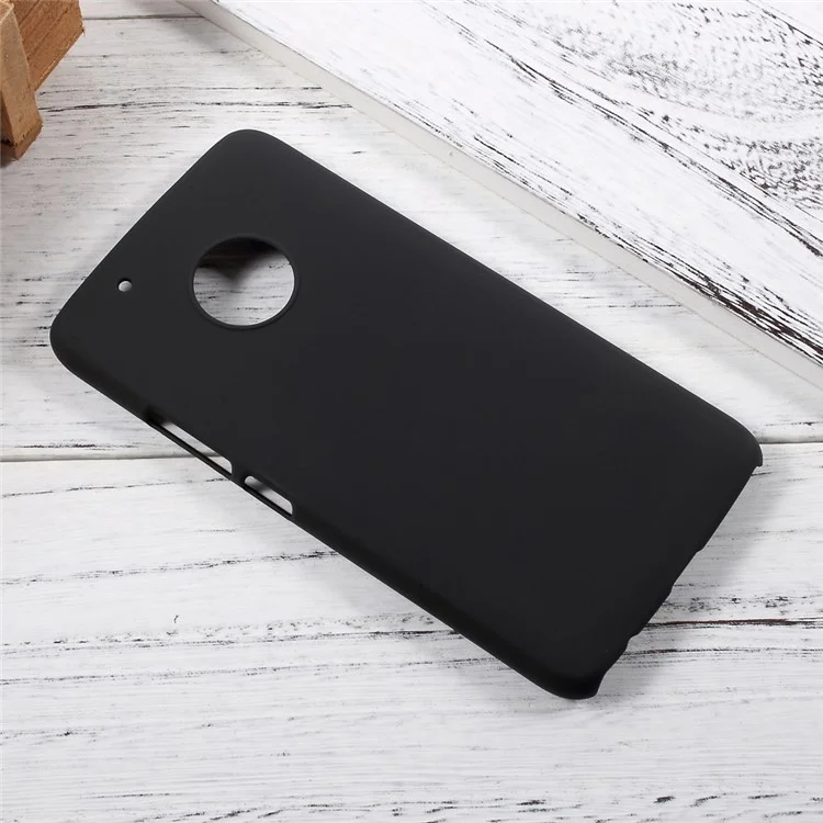 Rubberized PC Back Phone Case for Motorola Moto G5 Plus - Black
