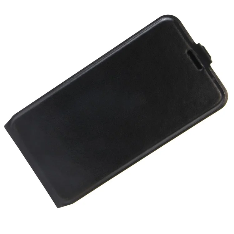 Vertical Flip Crazy Horse Leather Case with ID/Photo Slot for Motorola Moto G5 - Black