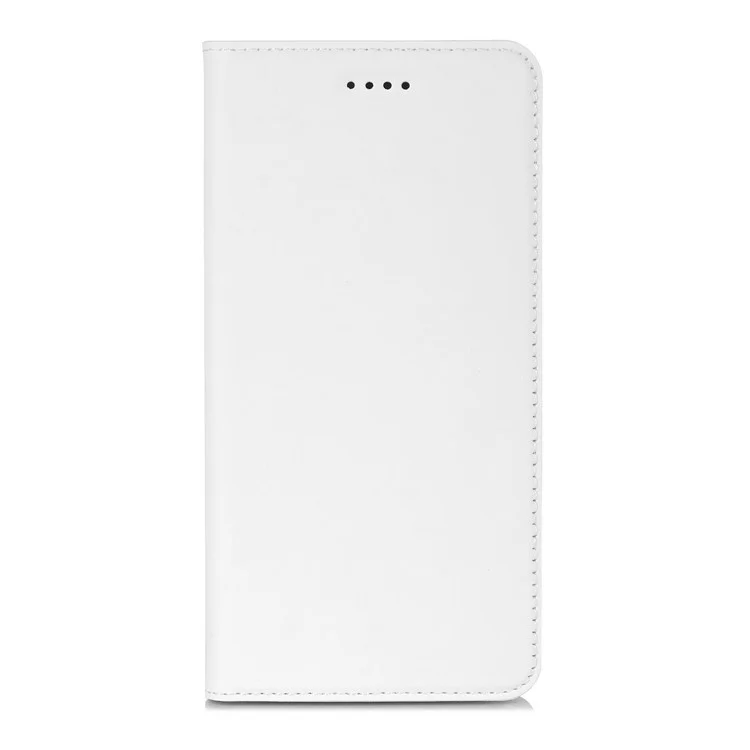 PU Leather Folio Flip Stand Case for Motorola Moto G5 - White
