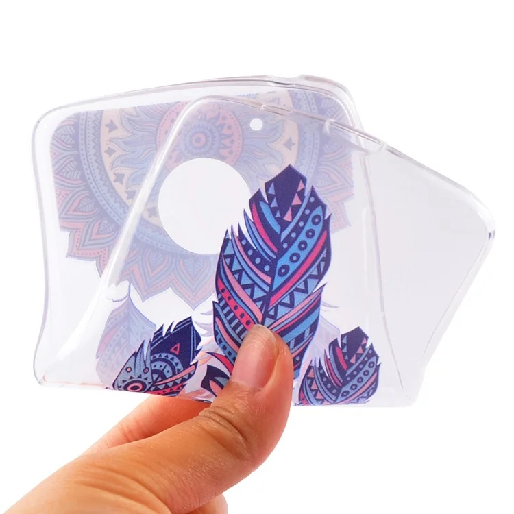 Pattern Printing TPU Case Accessory for Motorola Moto G5 - Dream Catcher