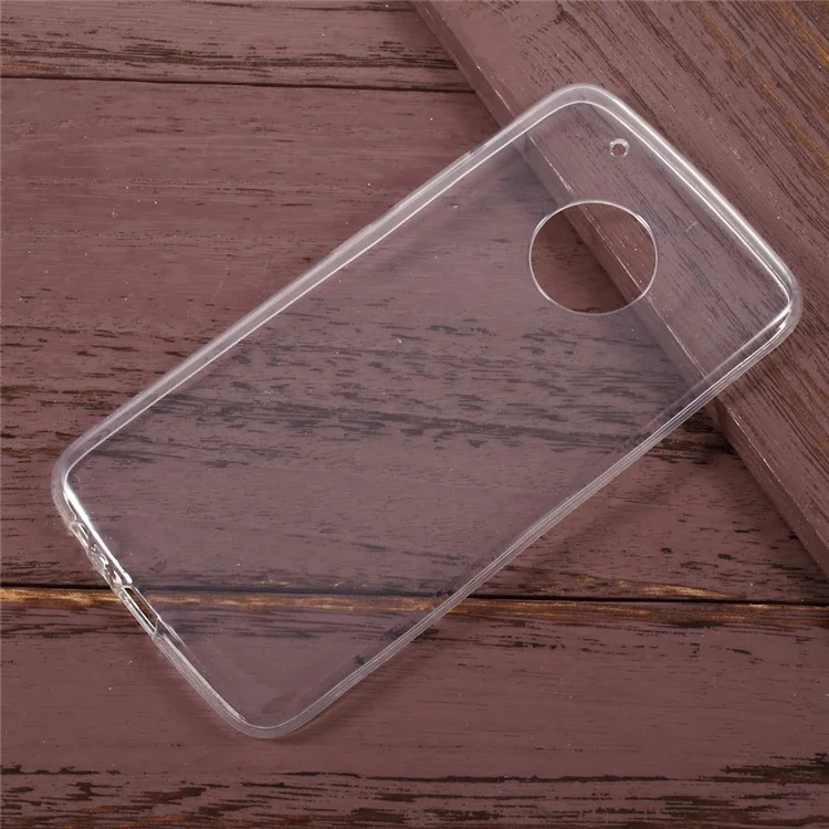 Ultrathin Clear Soft TPU Cell Phone Case for Motorola Moto G5 Plus - Transparent
