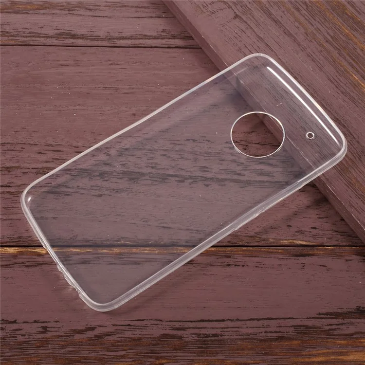 Ultrathin Clear Soft TPU Cell Phone Case for Motorola Moto G5 Plus - Transparent