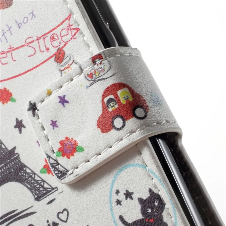 Patterned Wallet Leather Stand Cell Phone Case for Motorola Moto G5 - Palettes Sweet Street