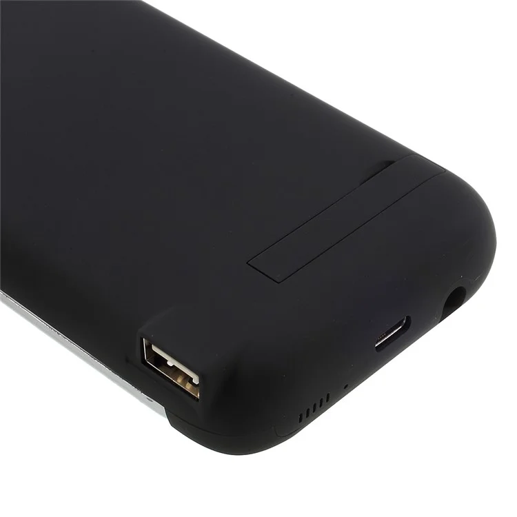 6500mAh External Battery Charger Case with USB Output & Kickstand for Samsung Galaxy S8 Plus G955 - Black