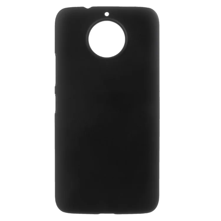 Rubber Coating PC Hard Phone Cover Shell for Motorola Moto G5S Plus - Black