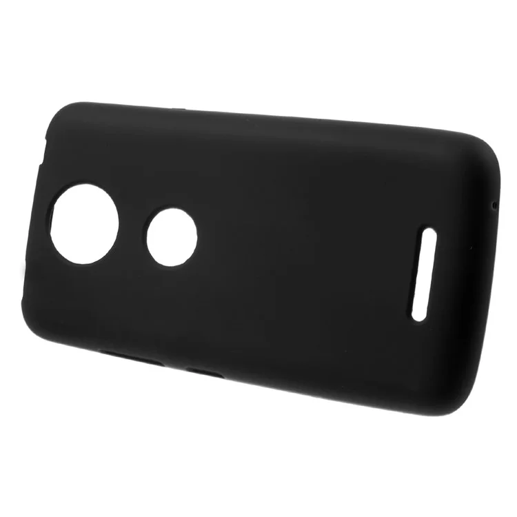 Matte Soft TPU Phone Casing for Motorola Moto C Plus - Black