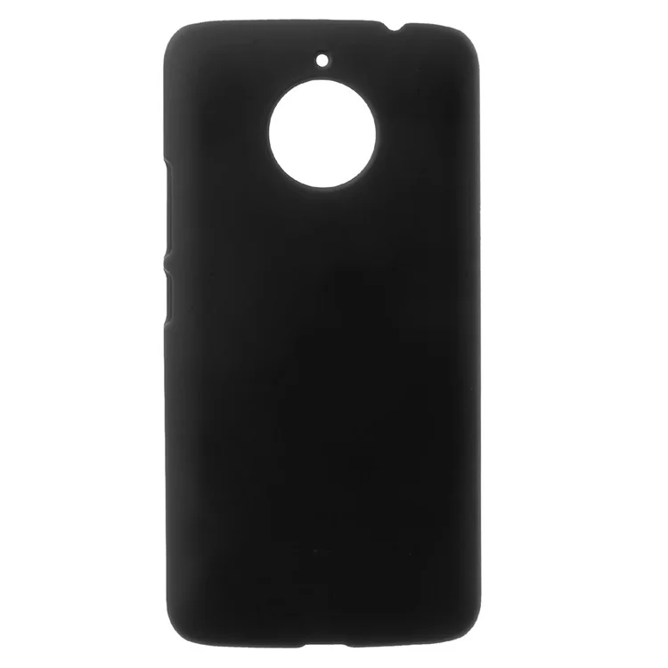 Rubberized Plastic Hard Case for Motorola Moto E4 Plus EU Version - Black