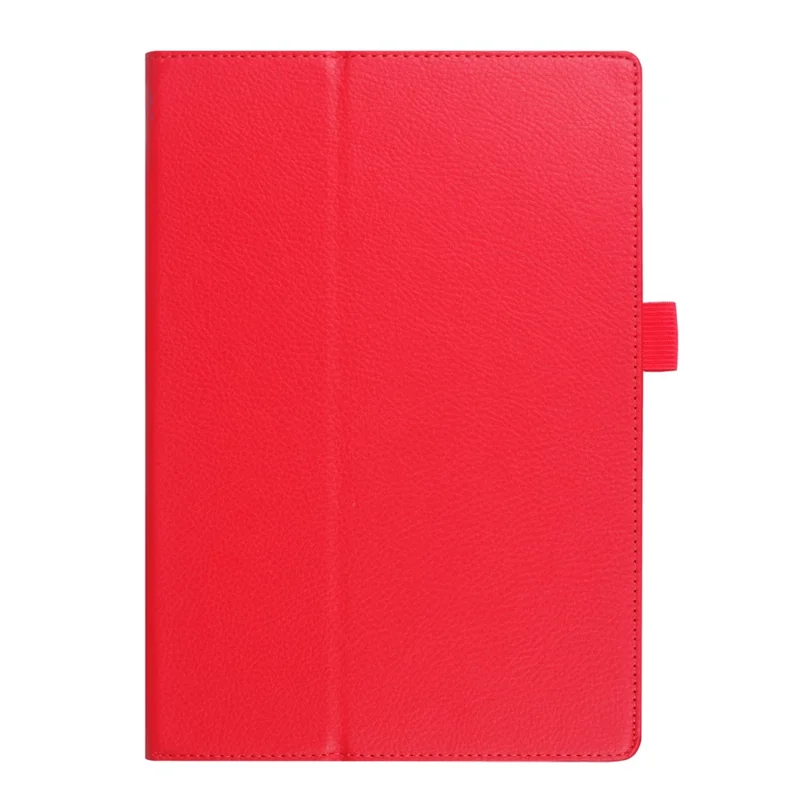 For Lenovo Tab 4 10 Plus / Tab 4 10 Litchi Skin Universal PU Leather Stand Case - Red