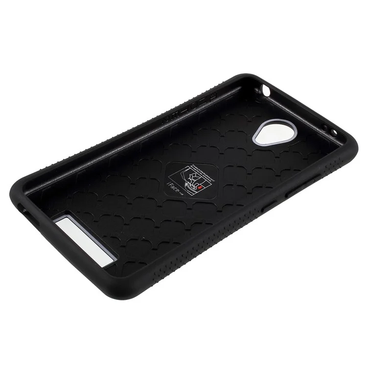 IFACE MALL Non-slip PC TPU Hybrid Shell for Xiaomi Redmi Note 2 - Black