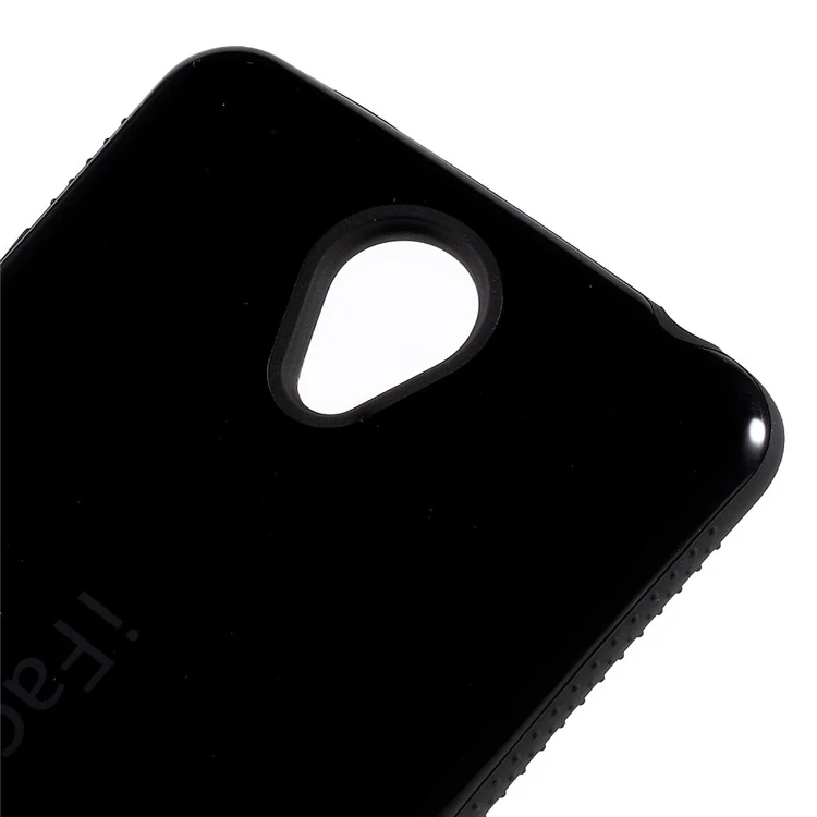 IFACE MALL Non-slip PC TPU Hybrid Shell for Xiaomi Redmi Note 2 - Black