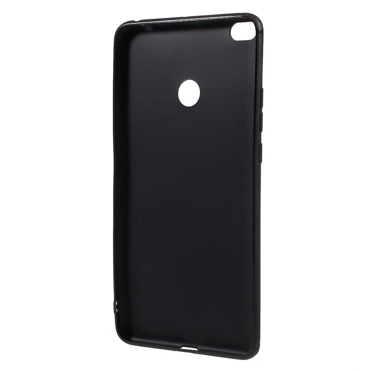 Matte Anti-scratch TPU Phone Case for Xiaomi Mi Max 2 - Black
