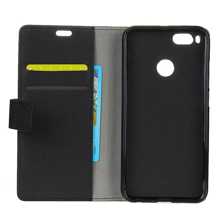 Wallet Leather Cell Phone Case for Xiaomi Mi A1 / 5X - Black
