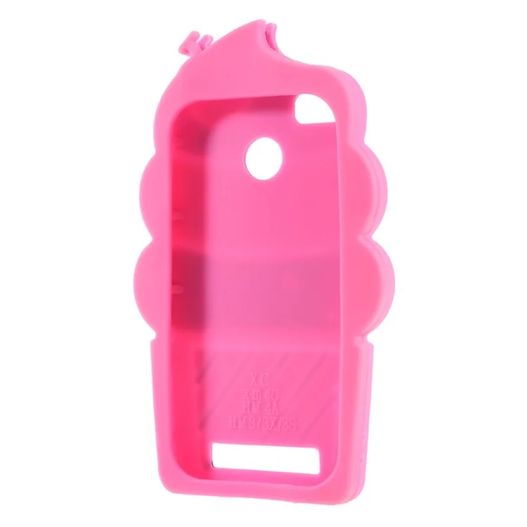 3D Cherry Ice Cream Soft Silicone Case for Xiaomi Redmi 4a / 4X - Rose