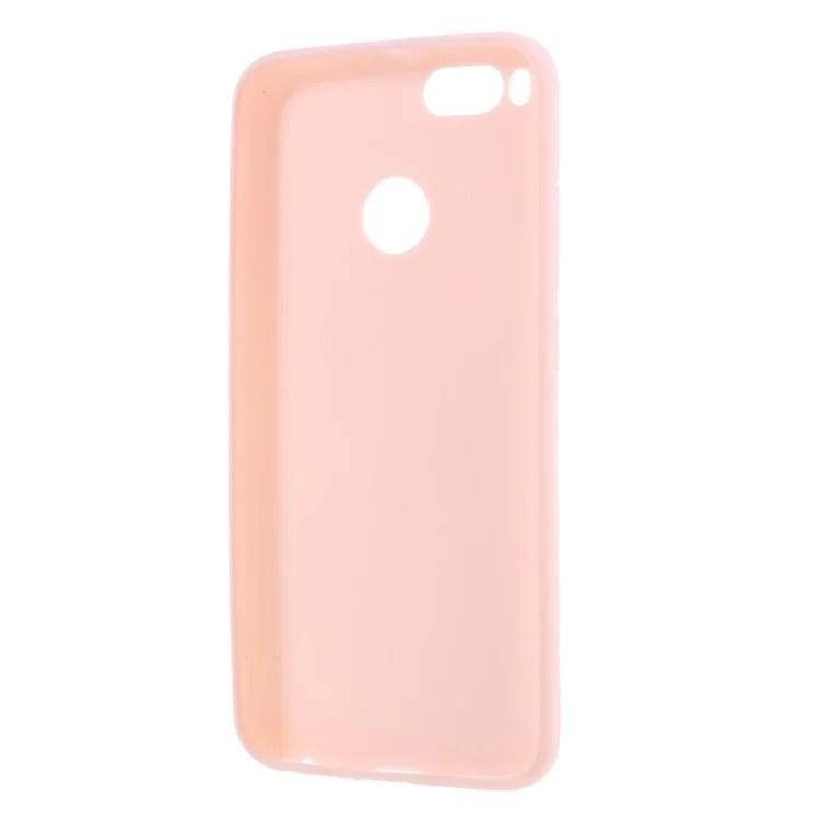 Frosted TPU Gel Case for Xiaomi Mi A1 / 5X - Pink