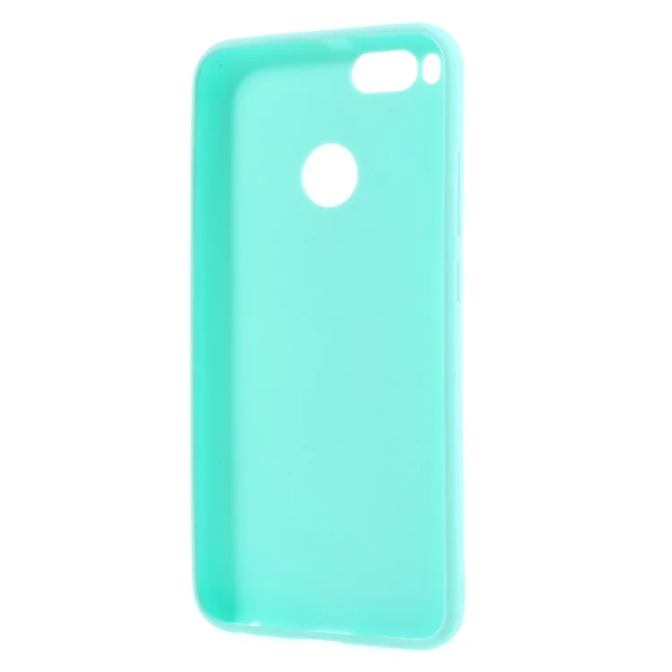 Frosted TPU Cell Phone Case for Xiaomi Mi A1 / 5X - Cyan