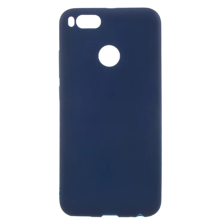 Frosted TPU Case Phone Shell for Xiaomi Mi A1 / 5X - Dark Blue