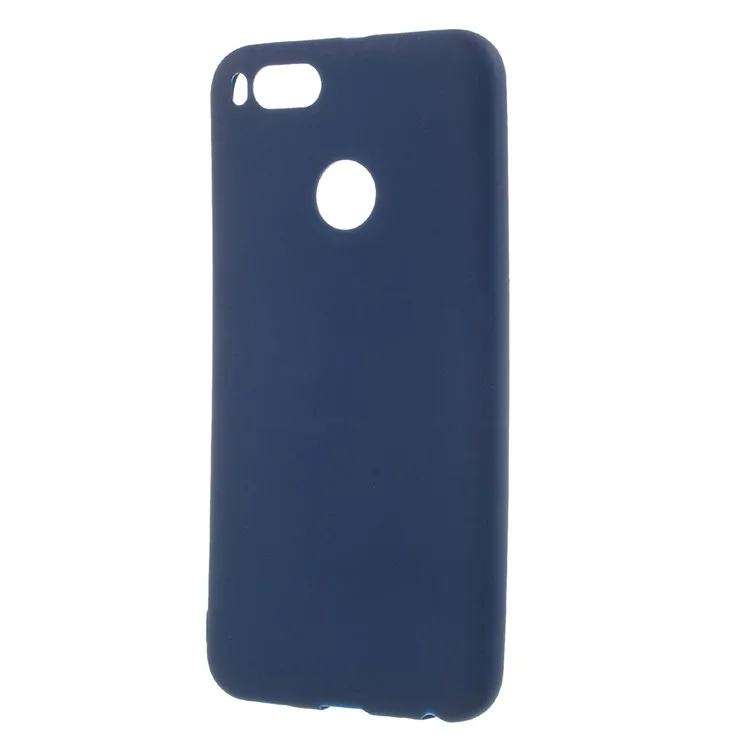 Frosted TPU Case Phone Shell for Xiaomi Mi A1 / 5X - Dark Blue