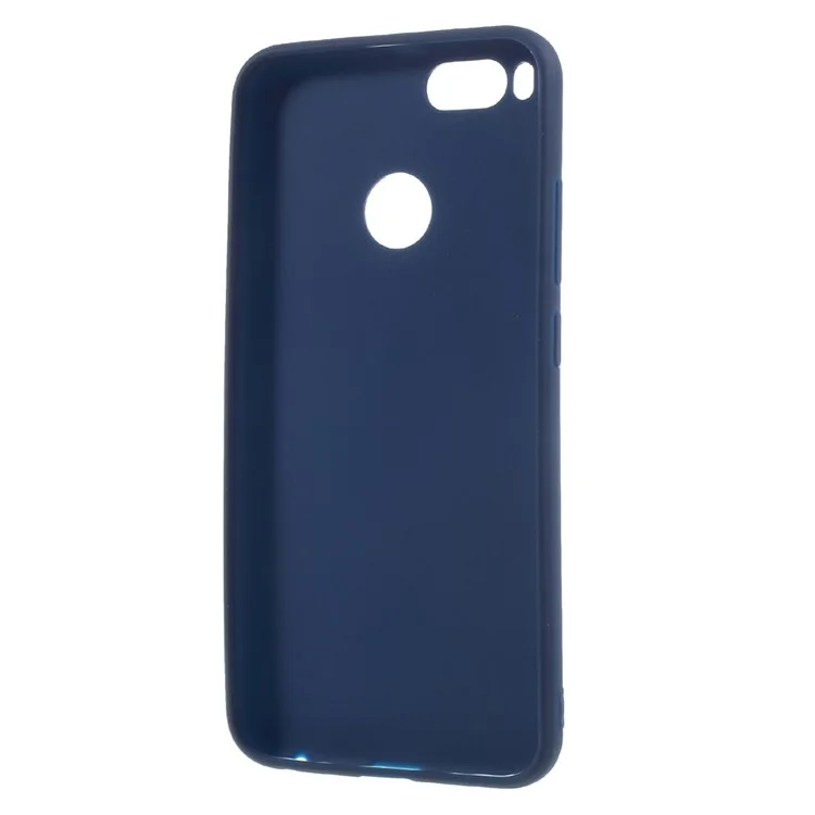 Frosted TPU Case Phone Shell for Xiaomi Mi A1 / 5X - Dark Blue