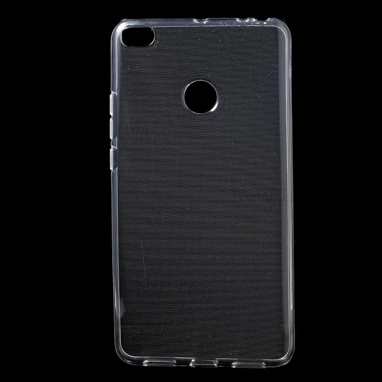 Clear TPU Soft Case Cover with Non-slip Inner for Xiaomi Mi Max 2 - Transparent