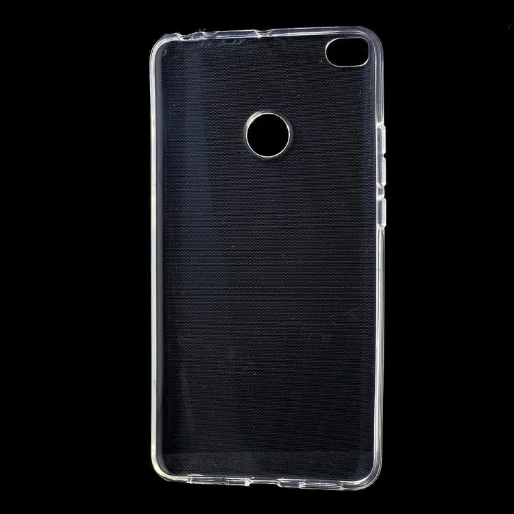 Clear TPU Soft Case Cover with Non-slip Inner for Xiaomi Mi Max 2 - Transparent