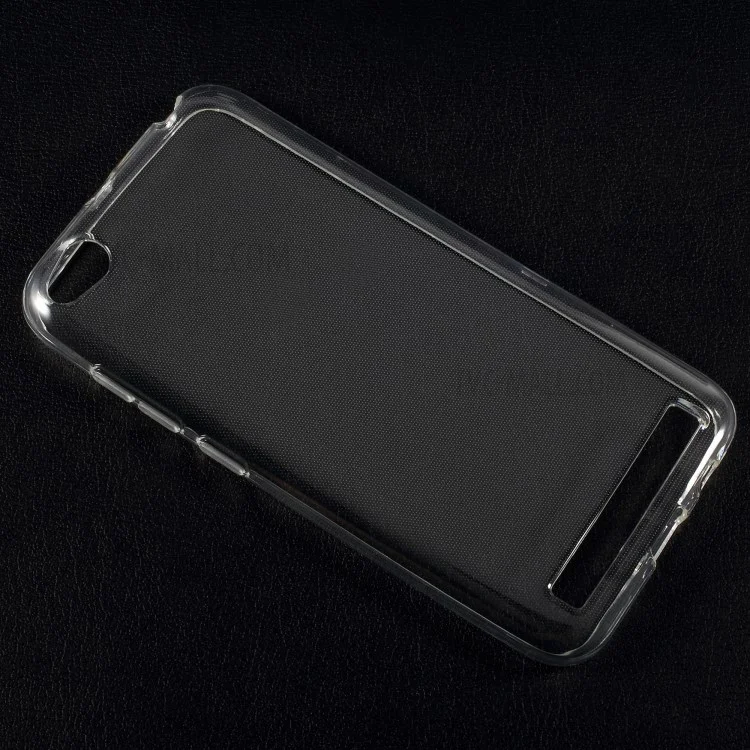 For Xiaomi Redmi 5A Clear TPU Protective Cover with Non-slip Inner - Transparent