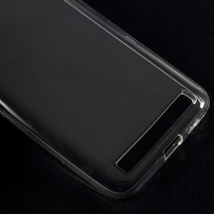 For Xiaomi Redmi 5A Clear TPU Protective Cover with Non-slip Inner - Transparent