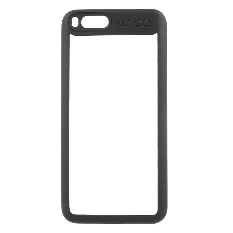 Transparent Acrylic + TPU Hybrid Phone Case for Xiaomi Mi 6 - Black