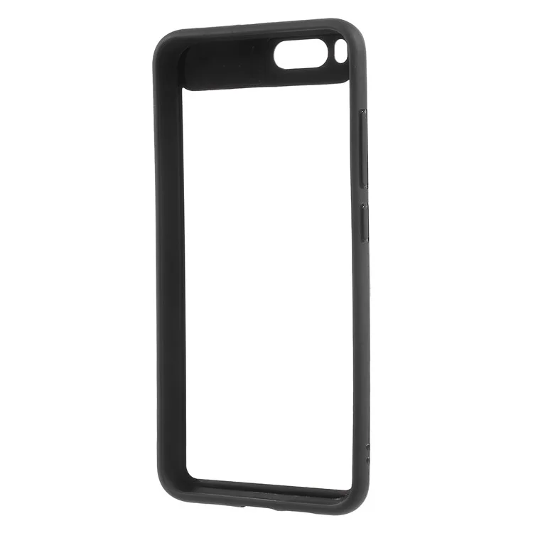 Transparent Acrylic + TPU Hybrid Phone Case for Xiaomi Mi 6 - Black