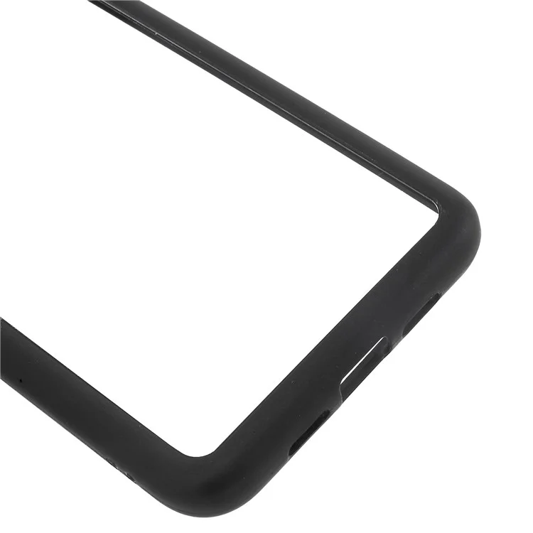 Transparent Acrylic + TPU Hybrid Phone Case for Xiaomi Mi 6 - Black
