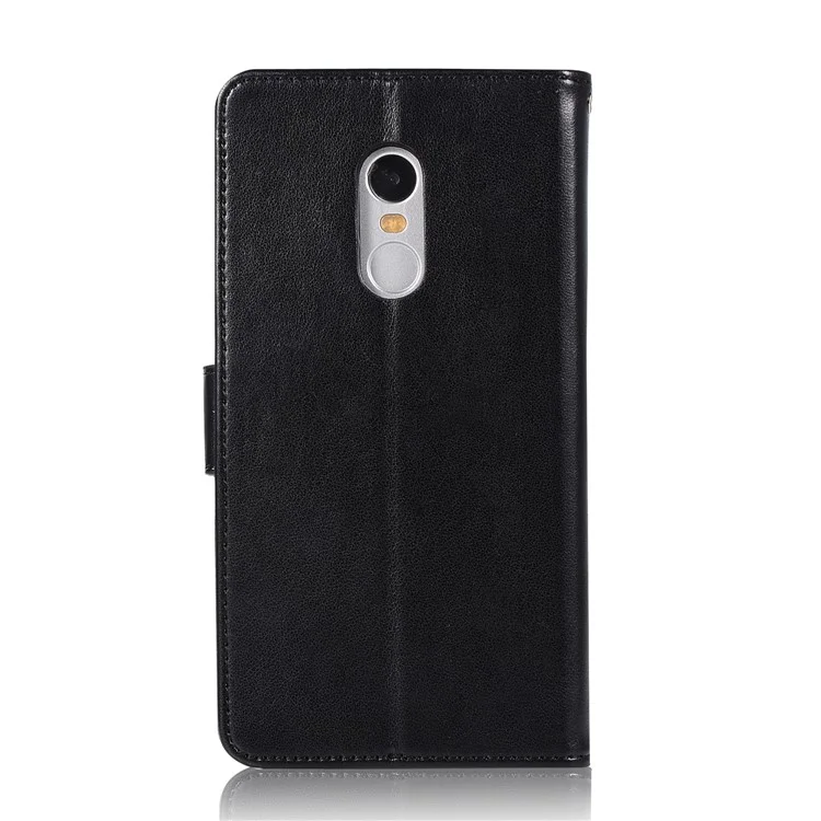 Imprinted Dream Catcher Owl Leather Wallet Case for Xiaomi Redmi Note 4X / Note 4 - Black