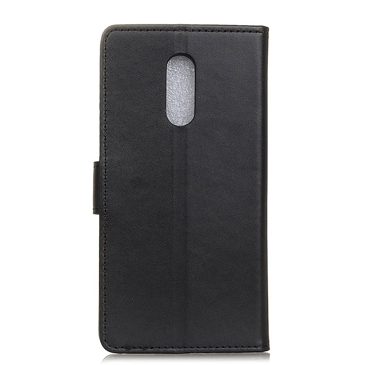Wallet Stand Flip Leather Mobile Case for Xiaomi Redmi 5 - Black