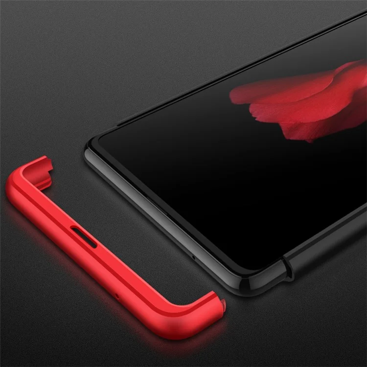 GKK Detachable All-wrapped Matte Hard Case for Xiaomi Mi Mix 2 - Red / Black