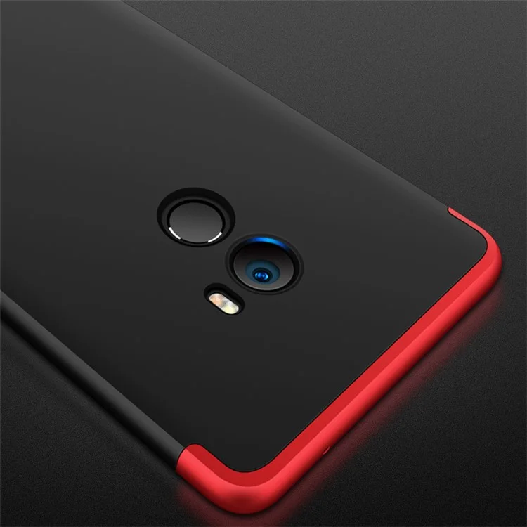 GKK Detachable All-wrapped Matte Hard Case for Xiaomi Mi Mix 2 - Red / Black
