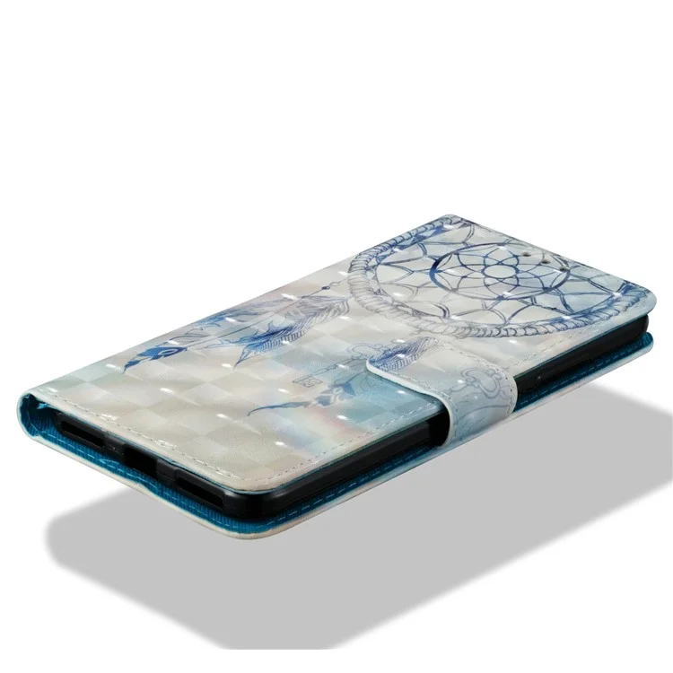 Pattern Printing Light Spot Decor Leather Stand Protective Phone Shell for Xiaomi Redmi Note 5A Prime / Redmi Y1 (India) - Dream Catcher and Feather